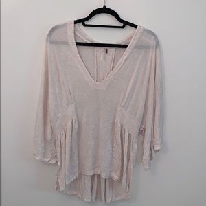 Free people cream tunic